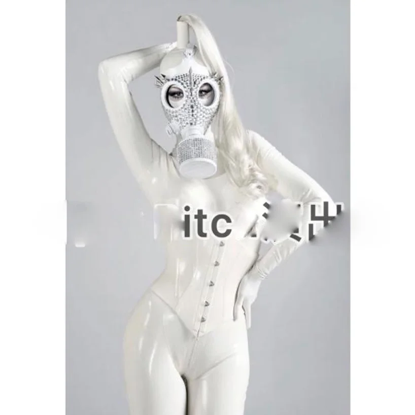 Сексуальная Женская латексная лакированная кожаная противогаз, Женский  костюм для сценических танцев | AliExpress