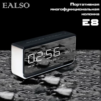 

EALSO E8 2020 Bluetooth Портативная беспроводная колонка Smart-часы Смарт-часы Умный будильник