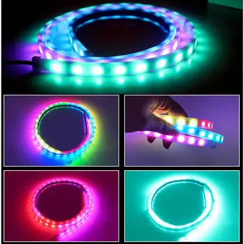 

Promotion! 1.2m 12V Car Four Colors Flow Type 36 LED Strip Waterproof Turn Tailgate Brake Car Driving Light Signal N7K0
