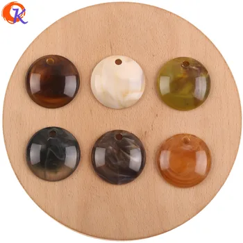 

Cordial Design 34x34MM 50pcs Acrylic Beads/Jewelry Accessories/Marble Effect/Round Shape/DIY Making/Hand Made/Earring Findings
