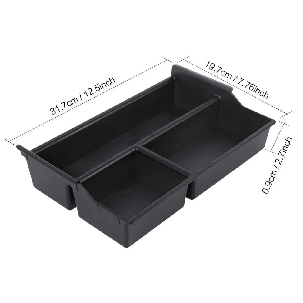 

WHDZ Car Glove Box Organizer Armrest Secondary Storage Car Center Console Tray for Toyota Tundra 2007-2017 / Toyota Sequoia