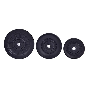 

4 Pcs/Lot Wholesale Universal 70mm/90mm/105mm Diameter Wearproof Nylon Bearing Pulley Wheel Cable Gym Fitness Equipment Part