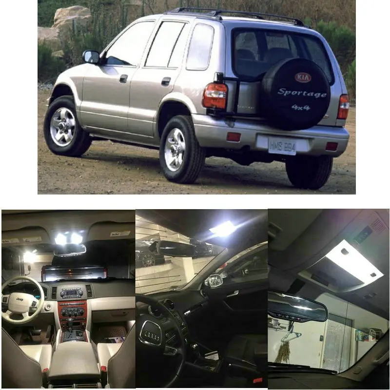 

Interior Led lights For 2000 Kia Spectra Sportage Dome Light Map Light Courtesy Door Light Glove Box Light