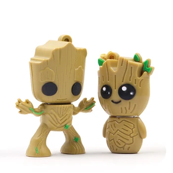 

cute cartoon USB 2.0 flash drive 4GB 8GB 16GB 32GB GOOT Genuine Capacity 64GB of the Tree Guardians stick Pendrive