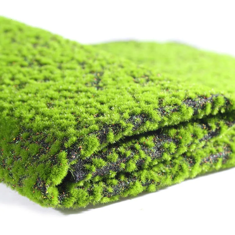 Artificial Grass Rug Fake Moss Grass Turf DIY Synthetic Turf Landscape