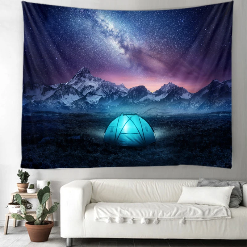 

Tent under the stars tapestry wall hanging decoration living room bedroom dormitory home decoration tapestry