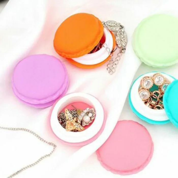 Macaron чехол Mini Macaron Box 6 шт. ювелирные изделия Хранение таблеток Коробка органайзер контейнер для наушников EK-New