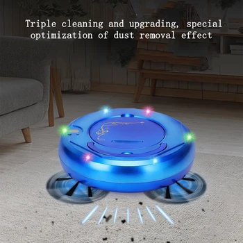 

Smart Sweep Robot Intelligent Floor Cleaner Vacuum 3 in 1 Cleaning for Home Room QP2