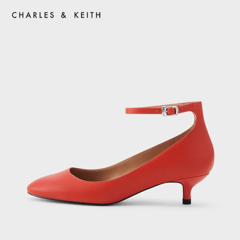 CHARLES＆KEITH Новинка на Осень 2020 CK1-60580121 Женские свадебные туфли с коническим