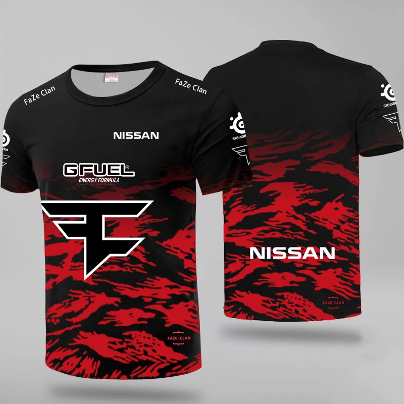 CSGO E sports Team Faze Players Униформа трикотажная футболка Niko для фанатов мужчин и женщин Clan