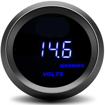 

Digital Auto Volt Meter 52mm voltmeter 12 volt Blue LED Voltage Meter Gauge with Sensor for Car Boat Truck bota agua automovil