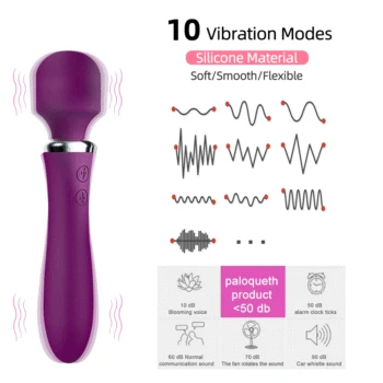 G Spot Dildo Vibrator 10 Vibrate Modes Powerful AV Wand Massager Adult Sex Toy for Woman Clit Stimulate Female Dildo Erotic Toys 2