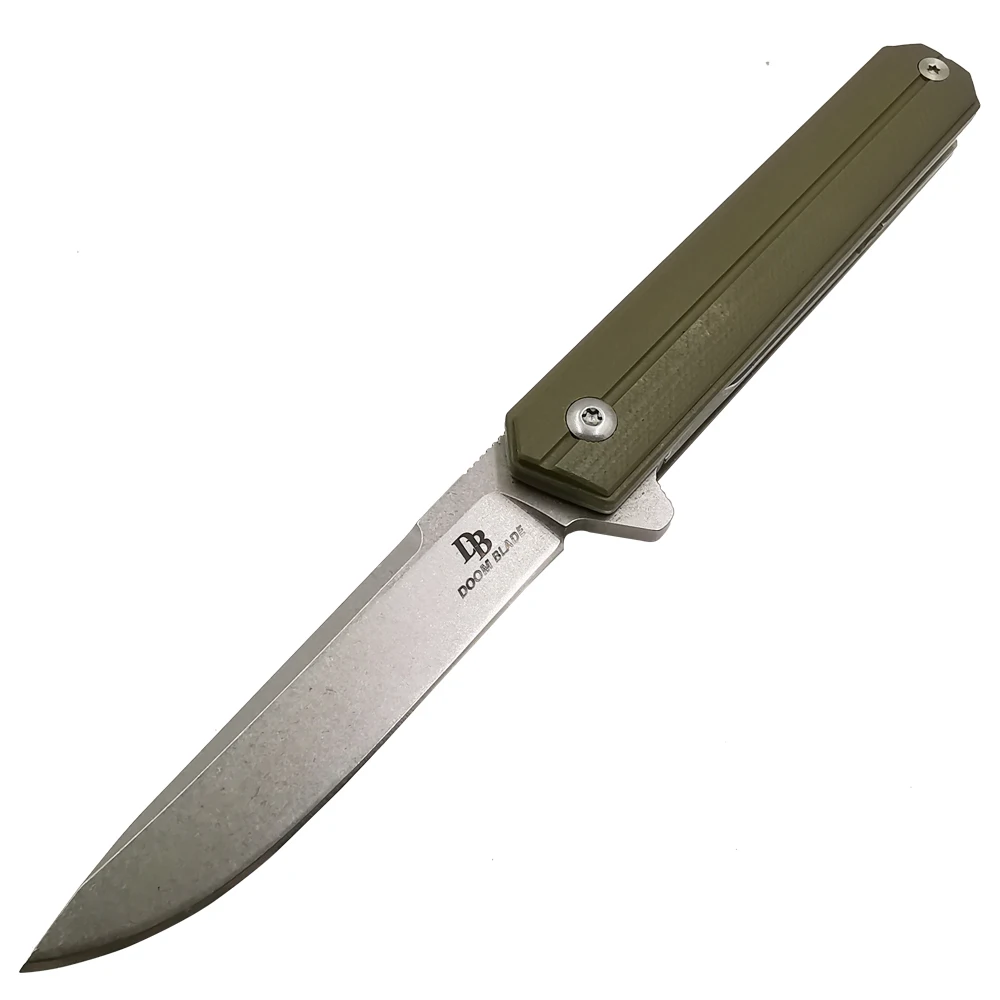 D00M лезвие высококачественный D2 стальной складной нож, портативный нож, безопасный прочный, горный кемпинг летний лагерь инструмент для барбекю