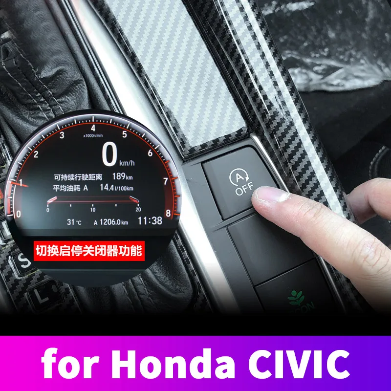 

Car start-stop auto-closer modification accessories supplies For Honda Civic 10th 2016 2017 2018 2019 2020
