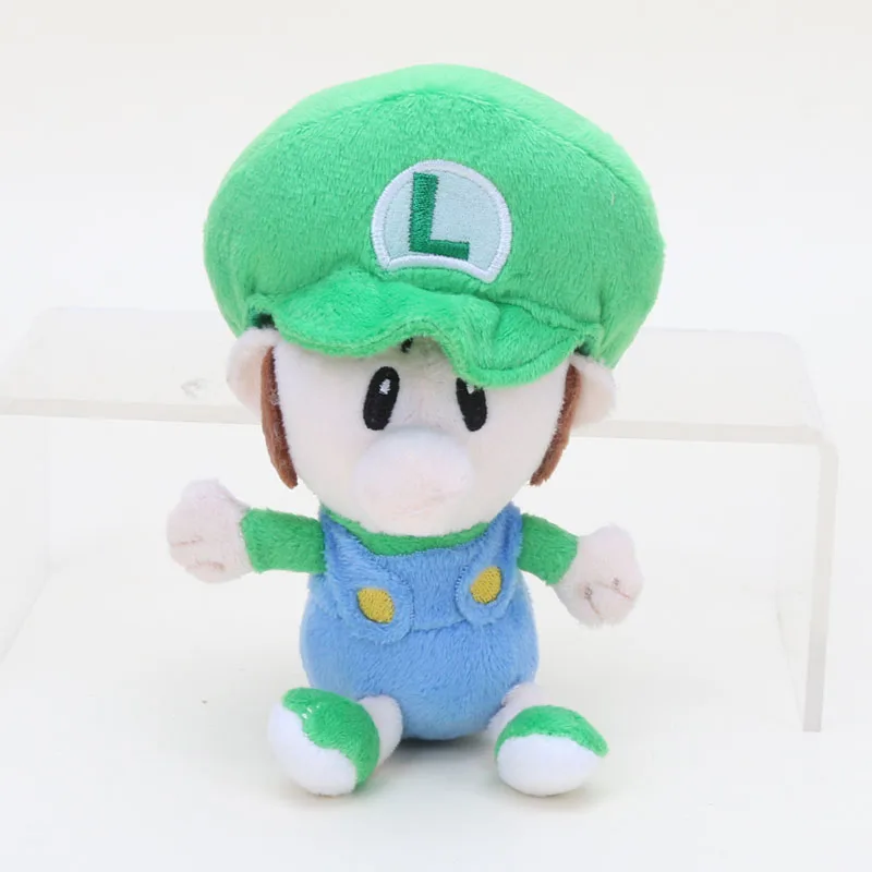 14cm babyluigi 15 см Luma Yoshi приведение бу длинный язык белый гриб Luma мягкие детские подарки Luigi Плюшевые куклы игрушки - Цвет: 14cm babyluigi