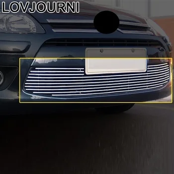 

Body Front Bumper Grille Exterior Chromium Decorative Modified Decoration Covers Car Styling 09 10 11 FOR Citroen C-Quatre