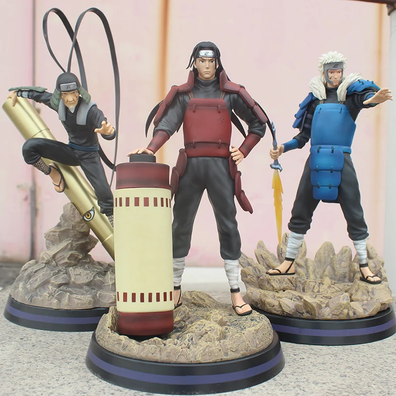 Аниме Узумаки Наруто хатакэ GK статуя Shodai Hokage Tsunade Kakashi ПВХ фигурка модель