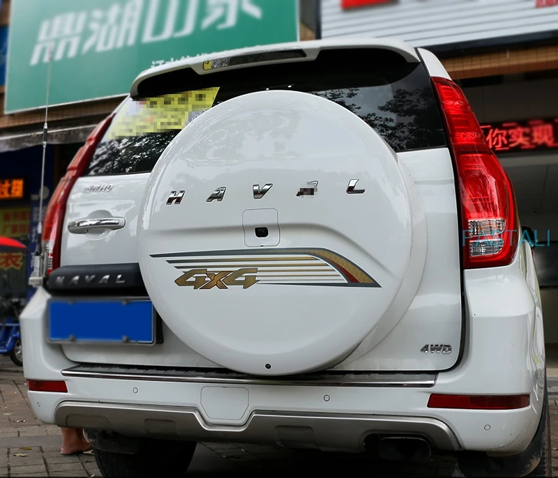 Для maval H9- автомобильный запасной чехол для шин, наклейка с цветами, запасная крышка для шин, цветная полоска, декоративная наклейка с цветами