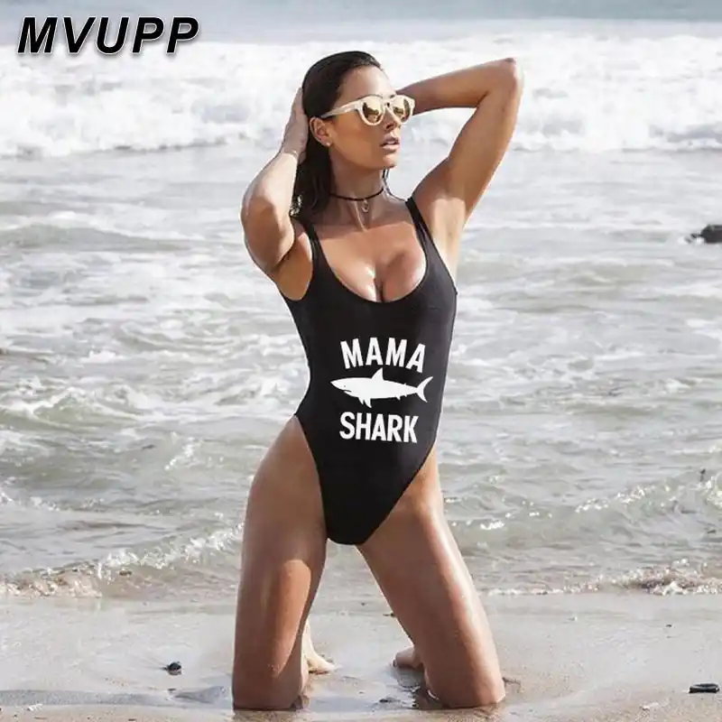 mommy shark swimsuit