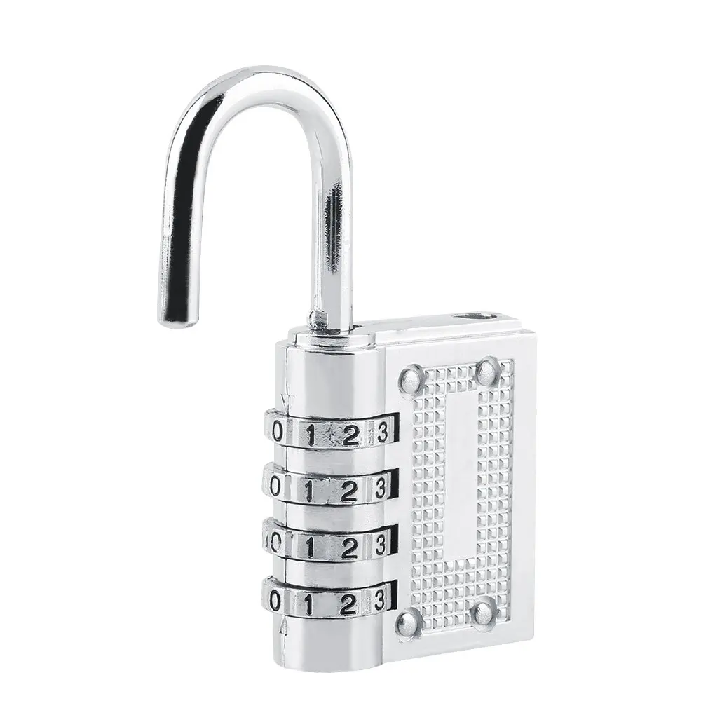 3 4 цифры Пароль замок Комбинации цинковый сплав безопасности чемодан Чемодан