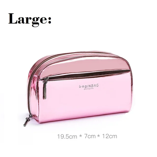 Small Cosmetic Bag Portable Storage Bag Multi-functional Large Capacity Makeup Bags Set Pink Large