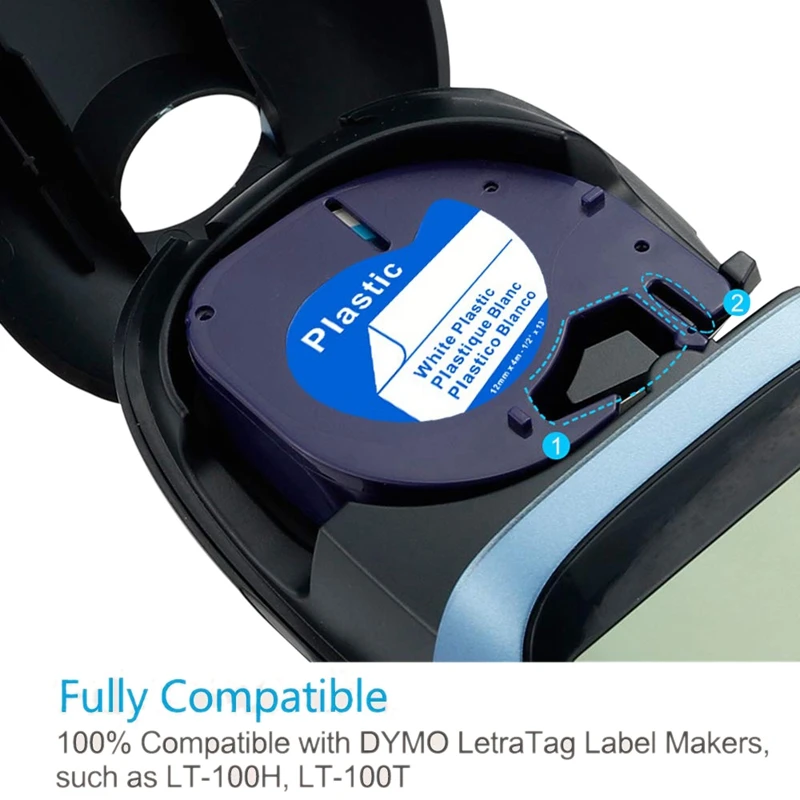 Стандартный бумажный стикер офисный маркер для Dymo 91221 этикетка лента Labelmanager Labelpoint 12 мм лента