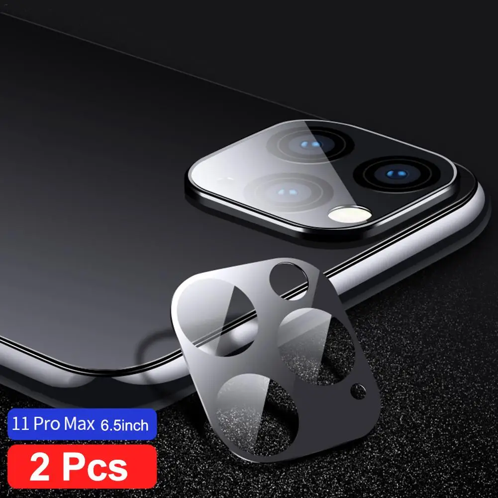 Новая защитная пленка для задней камеры для IPhone 11 Pro Max, защитная пленка из закаленного стекла, металлический защитный чехол для задней линзы, аксессуары