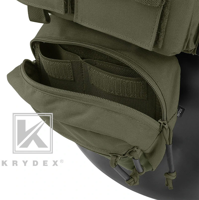 KRYDEX MK3 Tactical Classis Chest Rig For Spiritus Airsoft Hunting Mini Ranger Military Carrier Vest w/ Magazine Pouch RG Color