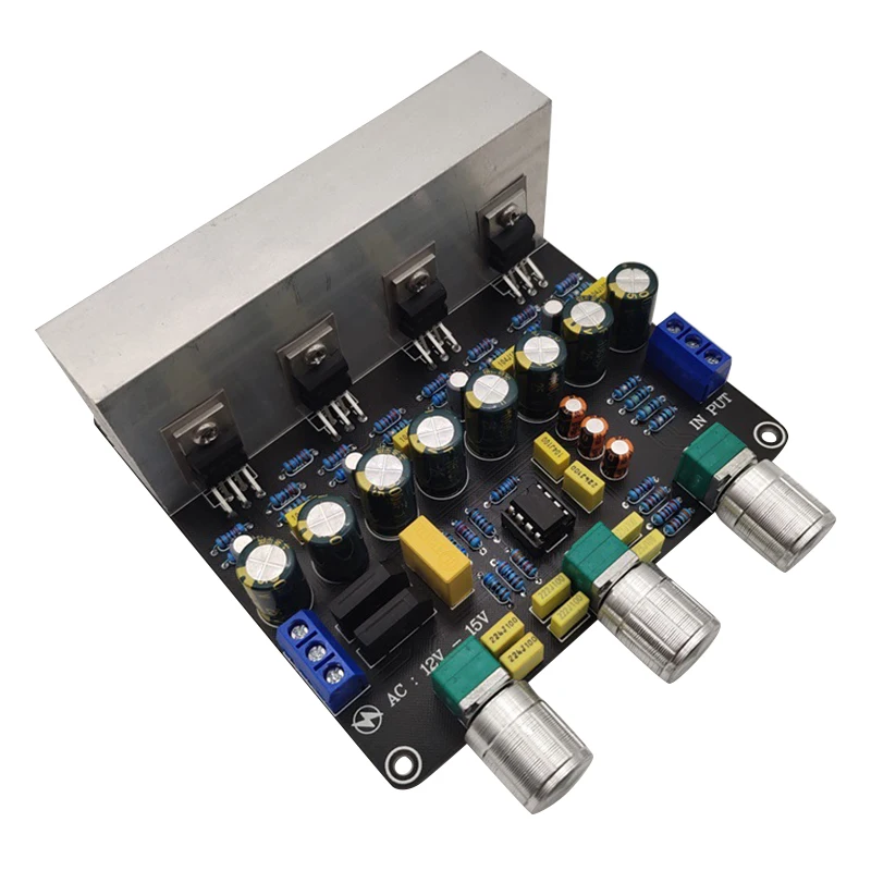 LM1875 Power Amplifier Board 2 1 Channel Power Amplifier Board Btl Super Bass Structure Multimedia Power Amplifier Board