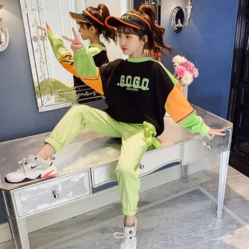 

2020 autumn children's clothing girls bottoming shirt new girls fashion children's letter bottoming sweater