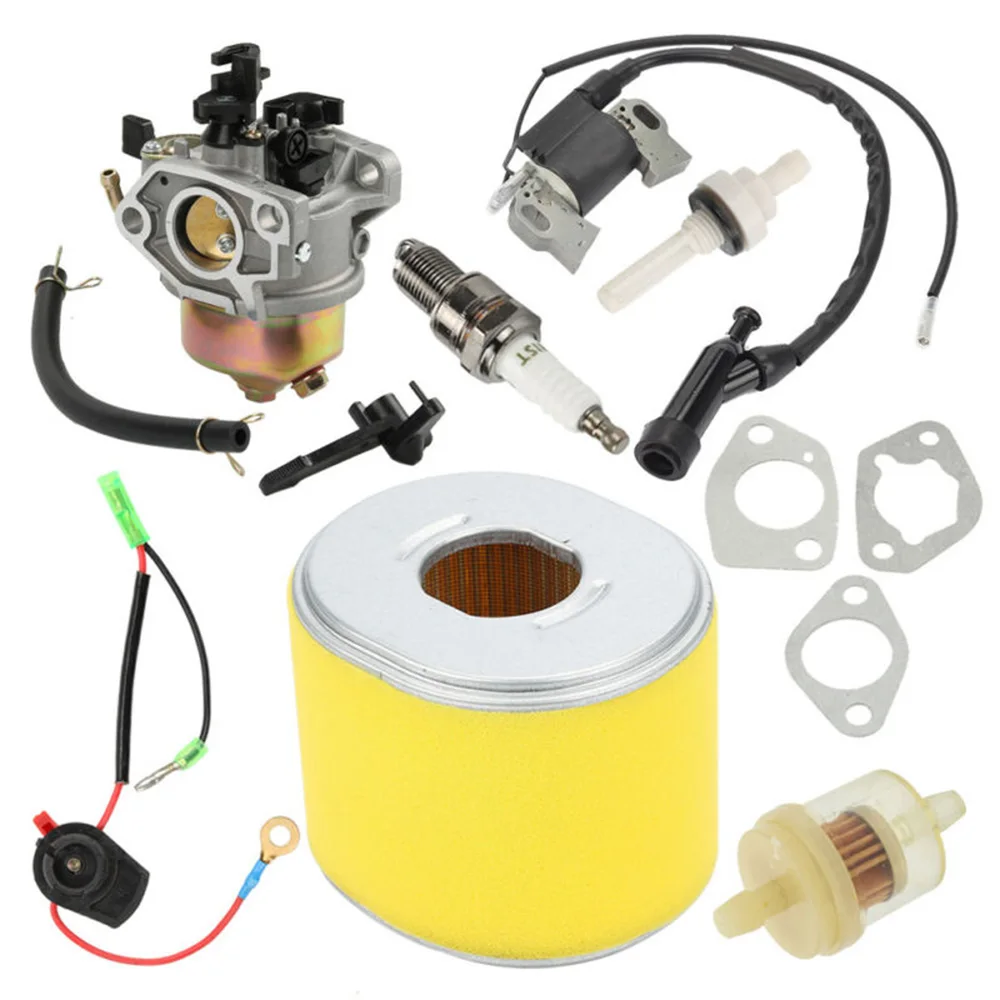 

Carburetor Ignition Coil Spark Plug For Honda GX340 11HP Engine # 16100-ZE3-V01 Tool Riginal Equipment