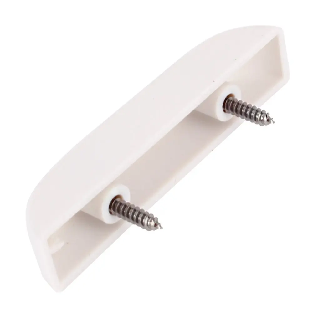 1pc White Plastic Thumb Rest With 2pcs Mounting Screws For ALL Bass Guitar