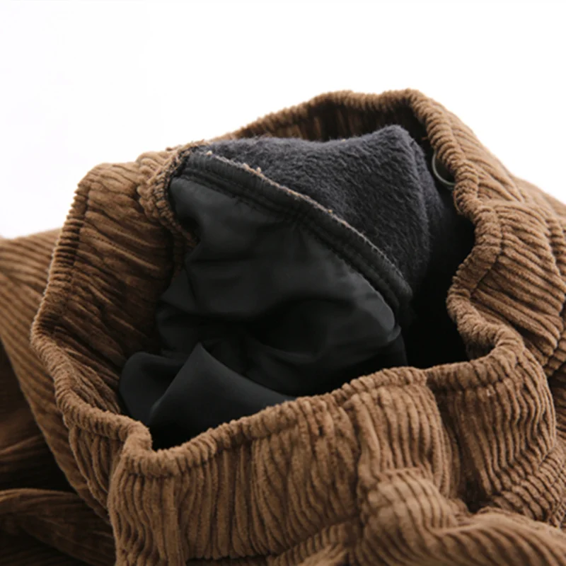 Plus Size 3XL Corduroy Autumn Winter Pants Women Elastic Waist Casual Harem Pants 6 Colors Loose Warm Pants Women Trousers C5905
