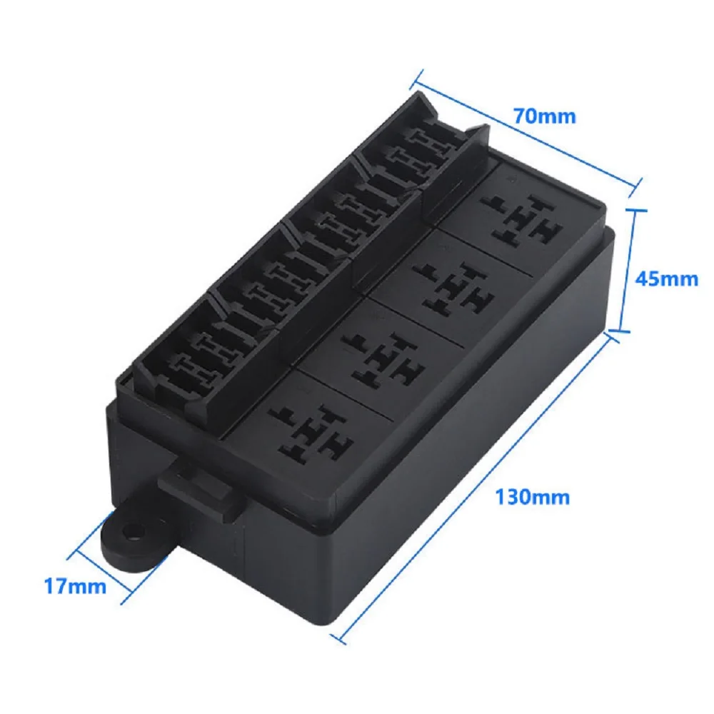 Boîte à Fusibles Et Relais Universelle 12V 20A - 4 Voies Avec Indicateur LED | Installation Facile Pour Voiture, Moto, Camion - Sécurité électrique Améliorée