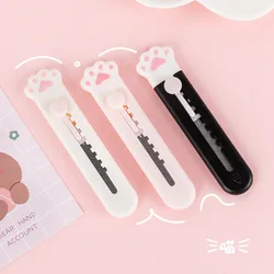 Mini coupe papier Style coréen Ins, mignon Kawaii, bricolage, couteau utilitaire à lettres, fournitures de papeterie scolaires et de bureau pour la maison 