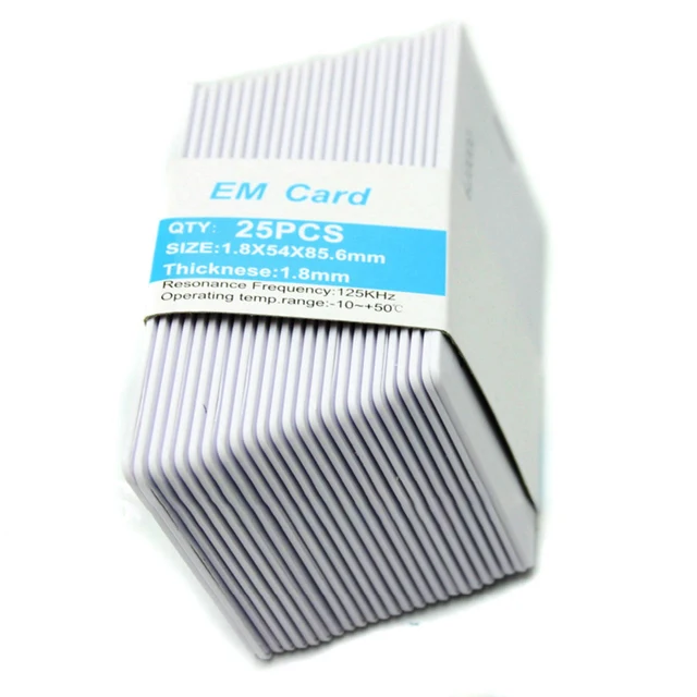 25pcs/lot 1.8mm RFID 125KHz Entry Access EM Cards ID Card RFID Card for Access Control Time Attendance 6