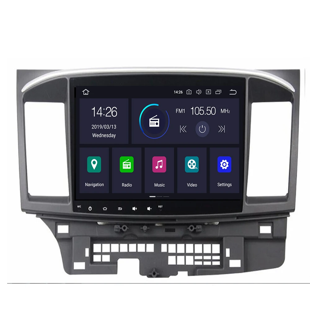 

10.2"Android 9.0 4+32G NO DVD Player Car GPS Navigation Head Unit For Mitsubishi Lancer Lancer X Galant Fortis 2007-2017 EVO 10