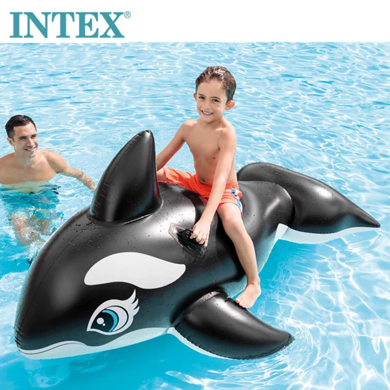 

Intex58561 Black Whale Riding Inflatable Rides Children Aquatic Toy Animal Riding Online Celebrity-