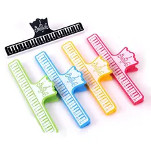 

1pc Sheet Music Clip Colorful Plastic Music Book Page Note Clamp Piano Holder Music Score Fixed Spring Clips Musical Instrument