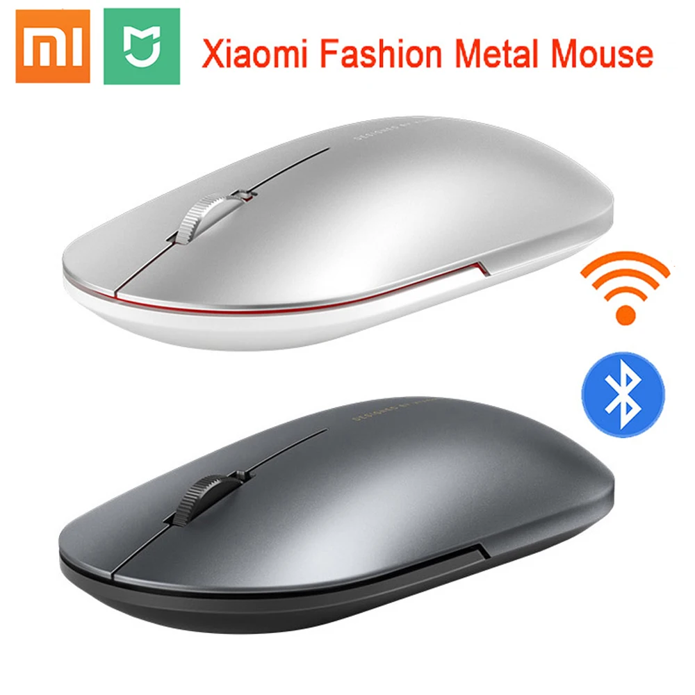 Модная Портативная Беспроводная игровая мышь Xiaomi Mijia 1000 точек/дюйм 2 4 ГГц Bluetooth link
