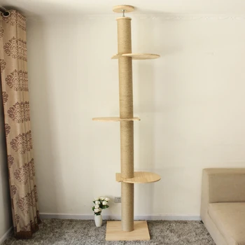 

Cat Climbing Frame Seaweed Rope Rattan Large Jumping Table Scratch Board Tree Sisal Litter Pillar