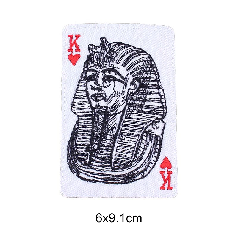 PE2733CT Египетский фараон, железные нашивки на одежду, нашивки, наклейки, значок на спине, индийская крутая аппликация для рукоделия, нашивка для вышивки - Цвет: PE2733CT