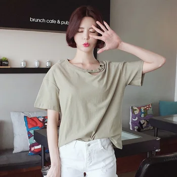 

A large number of spot film main cotton loose short sleeve T-shirt is natural yards dress