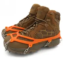 Climbing Non Slip Steel Ice Gripper Winter Crampons Cleats Shoe Cover Outdoor Hiking Snow Spikes Cleats Shoe Cover 2Color Climbing Non Slip Steel Ice Gripper Winter Crampons Cleats Shoe Cover Outdoor Hiking Snow Spikes Cleats Shoe Cover 2Color