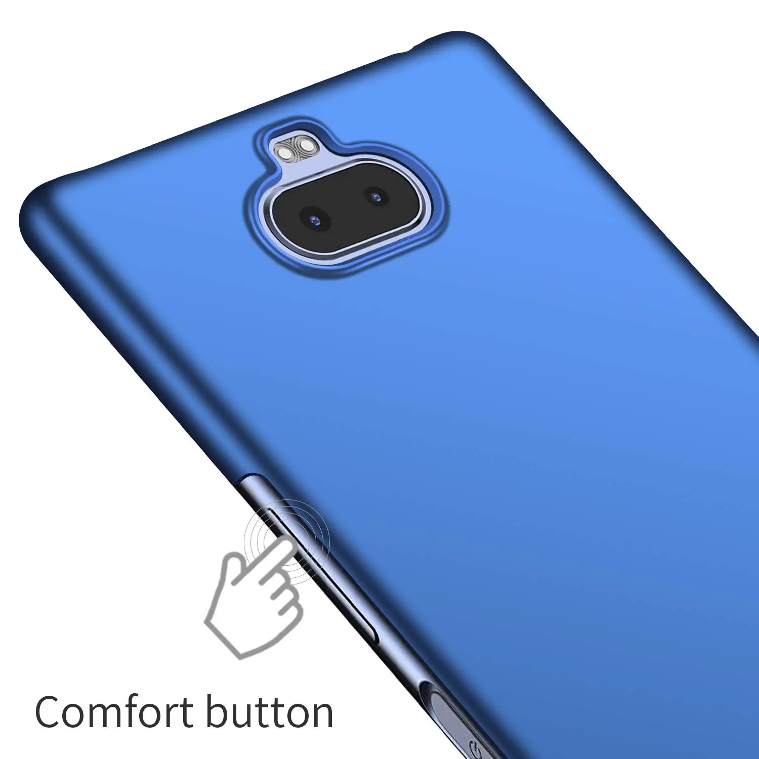 Для sony Xperia 8 чехол ультра тонкий жесткий PC задняя крышка матовый чехол для sony Xperia8 полная Защита задняя крышка телефона 6,0 дюймов