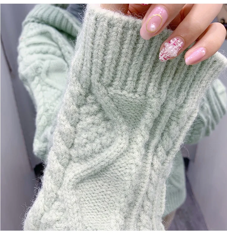 Women Sweater With A Hood New Arrival Autumn And Winter Loose Zipper Female Knitted Cardigan Korean Style Hot Sale A11