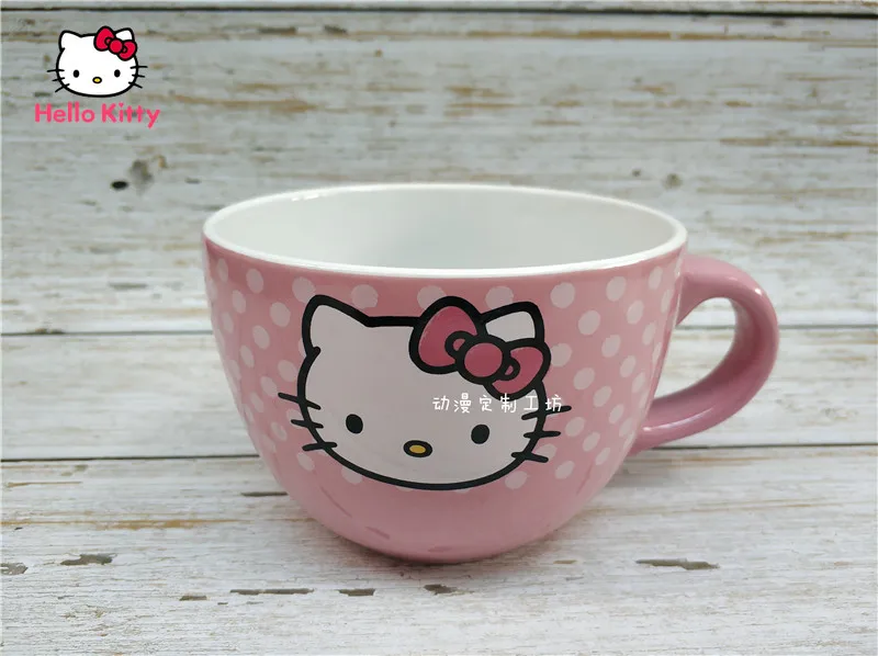 Hello Kitty Fashionable Ceramic Material Cute Cartoon Anime Mug Simple  Casual Large Capacity Coffee Cup - Mobile Phone Cases & Covers - AliExpress