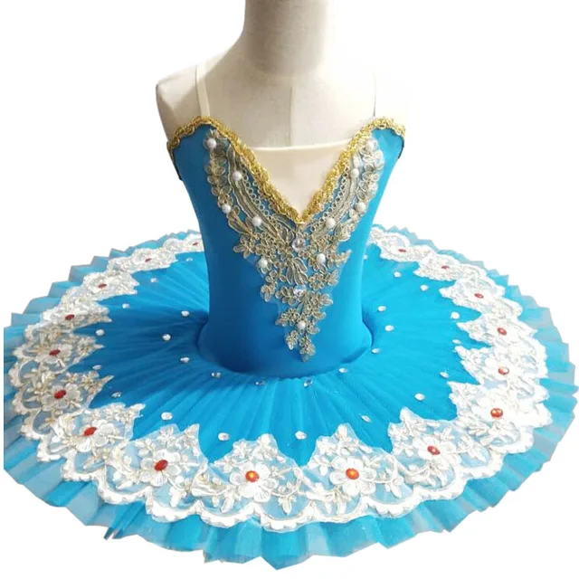 Tenue Scène Gymnastique Fille SYDUZAX Robe Ballet Fille Tutu Tulle - Justaucorps Spaghetti Lac Des Cygnes Danse 1-14 Ans Justaucorps Tutu Tulle Danse Classique Lac Des Cygnes Enfant
