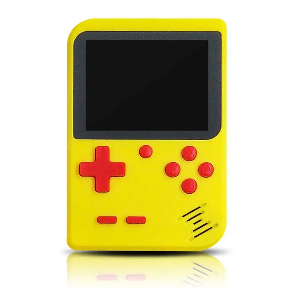 3 в 800 мАч портативная Ретро игровая консоль Встроенный 400 игровой плеер игровая консоль Tetris 8 бит Мини карманный плеер для детей и взрослых - Цвет: Yellow