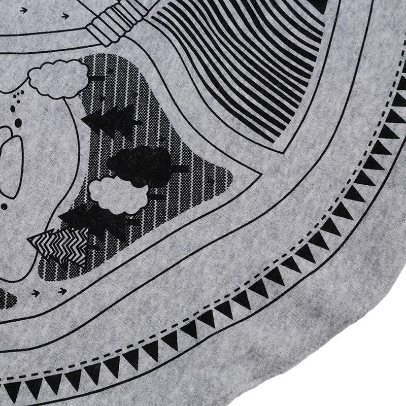 Hot Selling CHILDREN'S Creeping Mat Game round Mat Rug Europe And America Baby Home Printed Game Mat